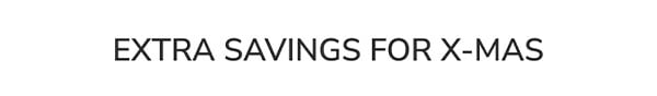 Extra Saving For X-mas