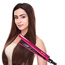 Buy Syska HS6810 SuperGlam Ceramic Plates Hair Straightener (Pink) Online  At Best Price @ Tata CLiQ