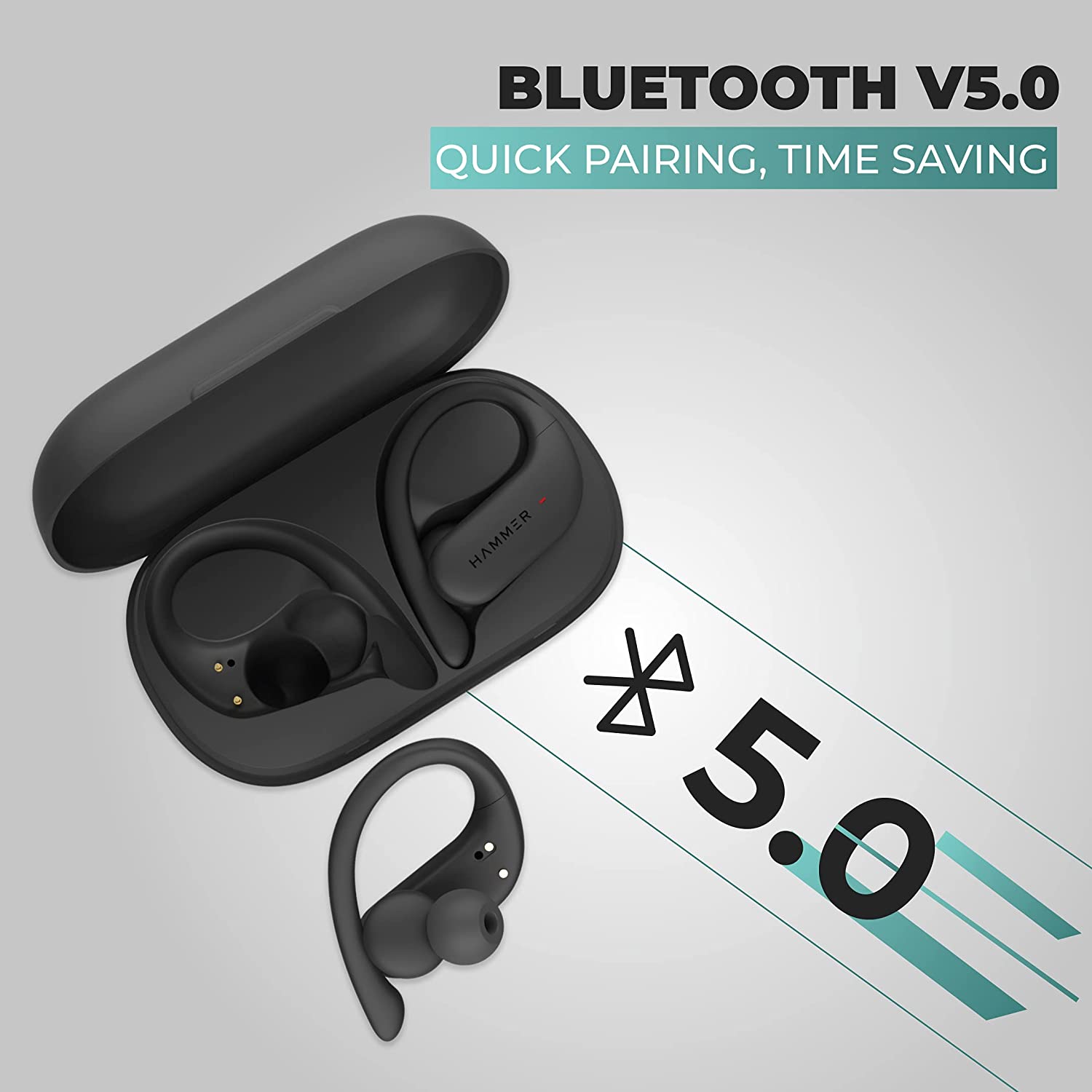 Buy Hammer KO 2.0 Sports True Bluetooth Earphones Powerful Bass